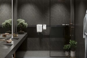 silestone-bathroom-eu-le-chic-bohemian-flame-plano-general-Silestone_n-sphere_Centrum_Spiekow_spiek_kwarcowy_z_żyłami_i_złotymi_akcentami_do_luksusowych_projektów-02-min